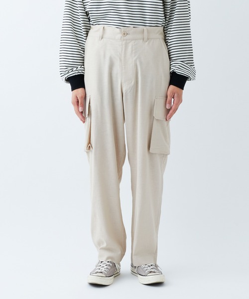 CIAOPANIC TYPY（チャオパニックティピー）の「リネンレーヨンカーゴパンツ（カーゴパンツ・メンズ・モカ/オフホワイト/ネイビー・LARGE/MEDIUM）」の19枚目の写真