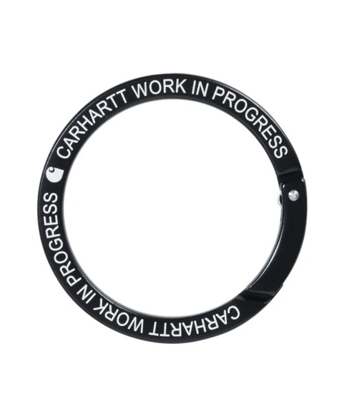 Carhartt WIP(カーハートダブリューアイピー)の「Carhartt WIP/カーハートダブリューアイピー ROUND CARABINER I032015(キーホルダー・メンズ・ブラック/セージグリーン・FREE)」の2枚目の写真
