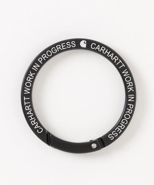 Carhartt WIP(カーハートダブリューアイピー)の「Carhartt WIP/カーハートダブリューアイピー ROUND CARABINER I032015(キーホルダー・メンズ・ブラック/セージグリーン・FREE)」の4枚目の写真