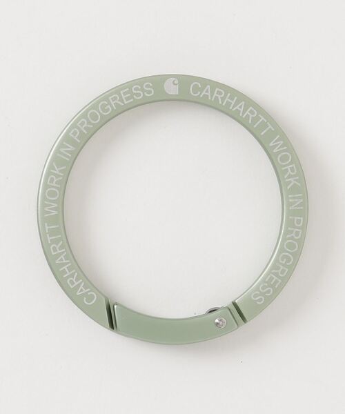 Carhartt WIP(カーハートダブリューアイピー)の「Carhartt WIP/カーハートダブリューアイピー ROUND CARABINER I032015(キーホルダー・メンズ・ブラック/セージグリーン・FREE)」の5枚目の写真