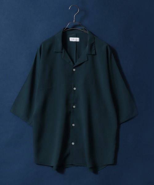 RaanPahMuang Traditional Thai Indigo Dyed Farmer's Shirt - Long Sleeve, Open Collar, Handmade Fair Trade