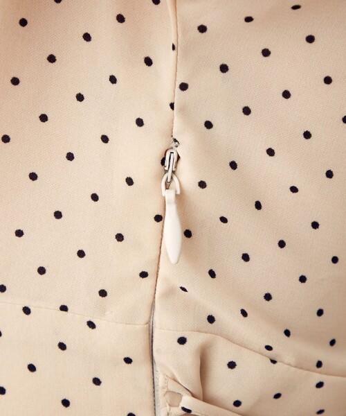 DEICY（デイシー）の「ドットオープンカラーオールインワン（つなぎ/オールインワン・レディース・アイボリー/ブラック・0/1）」の10枚目の写真