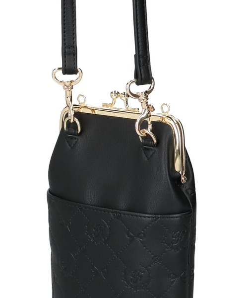 Maison de FLEUR（メゾンドフルール）の「モノグラムがまぐちポシェット（スマホグッズ・レディース・ピンク/ブラック・FREE）」の15枚目の写真