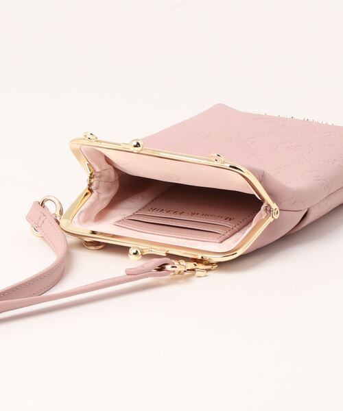 Maison de FLEUR（メゾンドフルール）の「モノグラムがまぐちポシェット（スマホグッズ・レディース・ピンク/ブラック・FREE）」の20枚目の写真