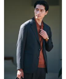 green label relaxing | 麻混カルゼ 3B ジャケット(テーラードジャケット)