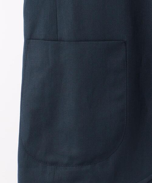 green label relaxing（グリーンレーベルリラクシング）の「麻混カルゼ 3B ジャケット（テーラードジャケット・メンズ・ダークグレー/モカ/ネイビー・L/XL/S/M）」の5枚目の写真