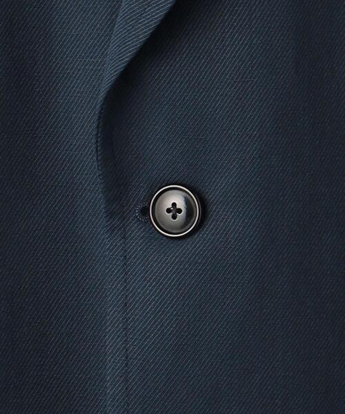 green label relaxing（グリーンレーベルリラクシング）の「麻混カルゼ 3B ジャケット（テーラードジャケット・メンズ・ダークグレー/モカ/ネイビー・L/XL/S/M）」の18枚目の写真