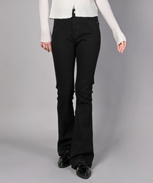 aimoha（アイモハ）の「美シルエット セミフレアデニムパンツ（デニムパンツ）」