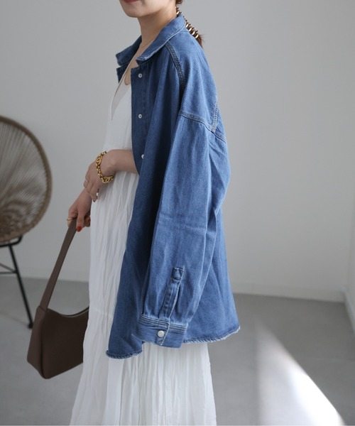 ap retro（アプレトロ）の「シアークリンクルワンピース / バックリボン（ワンピース・レディース・グリーン/ブラック/ブルー/オフホワイト・FREE）」の8枚目の写真