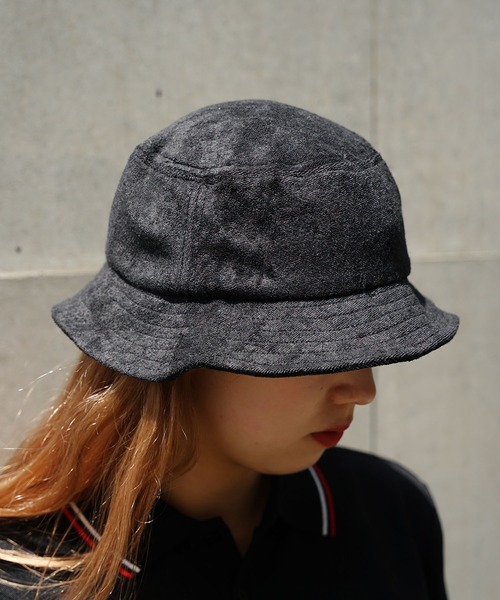 milsa（ミルサ）の「milsa/ミルサ キラキラ サマー パイルバケット ハット（ハット・レディース・パープル/ブルー/ブラック/オレンジ・FREE）」の7枚目の写真