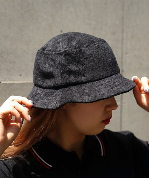 milsa（ミルサ）の「milsa/ミルサ キラキラ サマー パイルバケット ハット（ハット・レディース・パープル/ブルー/ブラック/オレンジ・FREE）」の16枚目の写真