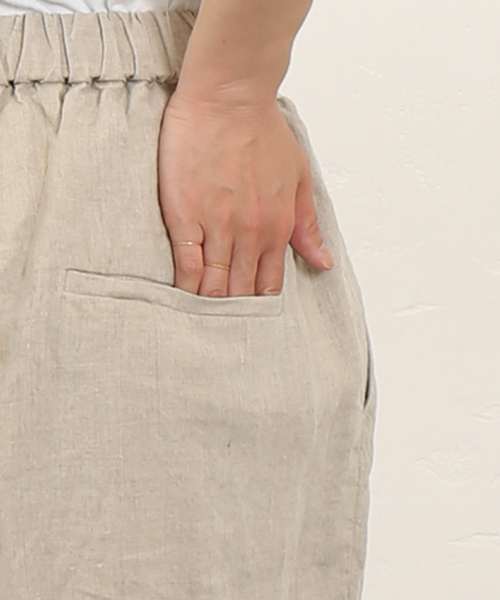 【タグ付き】luxe　ルーズオックスワッシャー イージーパンツ　ブラウン タグ付き】luxe ルーズオックスワッシャー イージーパンツ