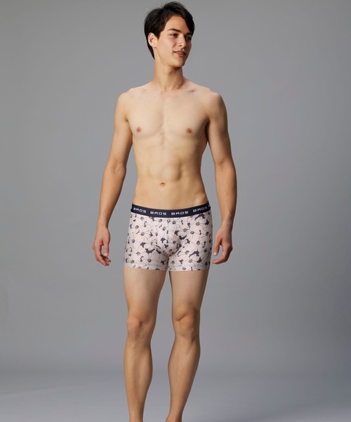 BROS by WACOALMEN（ブロスバイワコールメン）の「ボクサーパンツ　前閉じ（ボクサーパンツ・メンズ・ライトピンク/サンドベージュ/イエロー/ブルー/サックスブルー/ブラック/アイボリー/ピンク系その他/ダークパープル/クリーム/グレイッシュブルー/エンジ・M/L）」の21枚目の写真