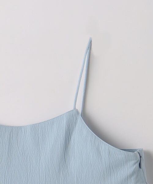 green label relaxing(グリーンレーベルリラクシング)の「TJ テレコノースリ×キャミソール セット 110cm-130cm(Tシャツ/カットソー・キッズ・シャーベット/ライトブルー・S130/XS110)」の16枚目の写真