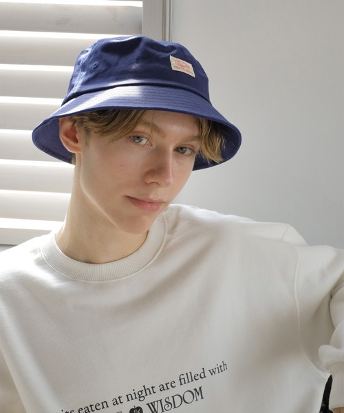 FRUIT OF THE LOOM(フルーツオブザルーム)の「NAME BUCKET HAT / バケット / ハット / カジュアル / ユニセックス / ワンポイント / シンプル(ハット・メンズ・ブラック/ネイビー/ベージュ・FREE)」の5枚目の写真