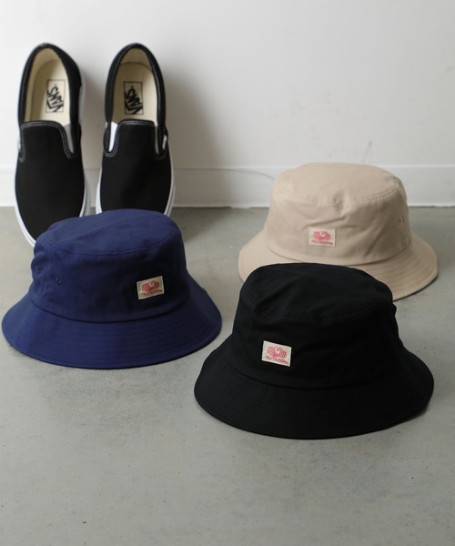 FRUIT OF THE LOOM(フルーツオブザルーム)の「NAME BUCKET HAT / バケット / ハット / カジュアル / ユニセックス / ワンポイント / シンプル(ハット・メンズ・ブラック/ネイビー/ベージュ・FREE)」の7枚目の写真
