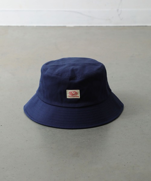 FRUIT OF THE LOOM(フルーツオブザルーム)の「NAME BUCKET HAT / バケット / ハット / カジュアル / ユニセックス / ワンポイント / シンプル(ハット・メンズ・ブラック/ネイビー/ベージュ・FREE)」の8枚目の写真
