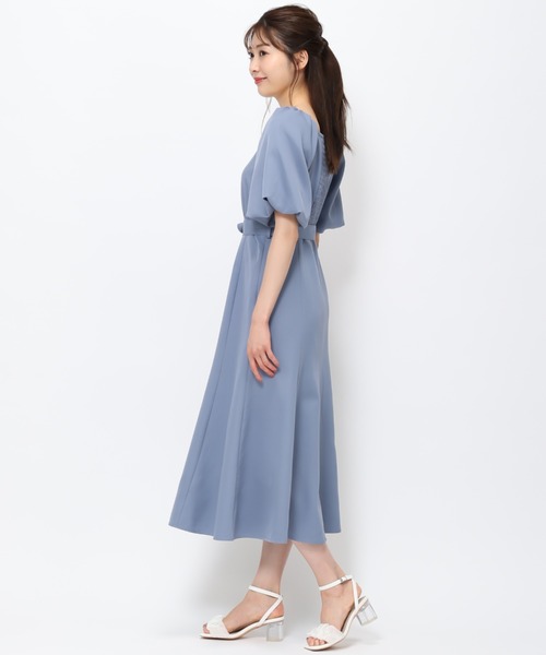 【セール】■2023春夏新作■ボリュームスリーブワンピース/MM327421（ワンピース）｜MISCH MASCH（ミッシュマッシュ）