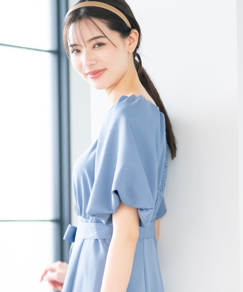 【セール】■2023春夏新作■ボリュームスリーブワンピース/MM327421（ワンピース）｜MISCH MASCH（ミッシュマッシュ）