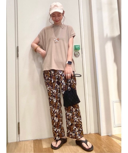 Green　Parks（グリーンパークス）の「アート柄イージーパンツ（その他パンツ・レディース・チャコールグレー/ブルー/ブラウン/パープル・FREE）」の8枚目の写真