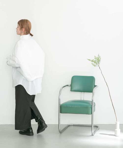 KBF(ケイビーエフ)の「BACKレイヤードシャツ(シャツ/ブラウス・レディース・ネイビー/ホワイト/ブルー・ONE)」の14枚目の写真