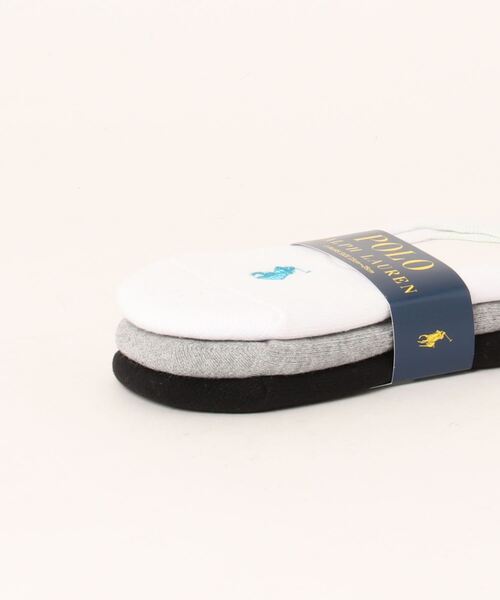 POLO RALPH LAUREN（ポロ ラルフ ローレン）の「【3足セット】POLO RALPH LAUREN レディース 足底パイル アーチサポート ワンポイント カバーソックス 93246911（ソックス/靴下・レディース・ホワイト/ブラック/その他4/マルチ・23-25cm）」の11枚目の写真