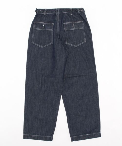 HOUSTON（ヒューストン）の「【HOUSTON】11oz SLAB DENIM FATIGUE PANTS（デニムパンツ・レディース・その他/その他1・0/1）」の3枚目の写真