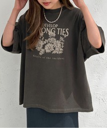 apres jour mignon | ピグメントヴィンテージライクロックTシャツ2【ZOZOTOWN限定アイテム】(Tシャツ/カットソー)