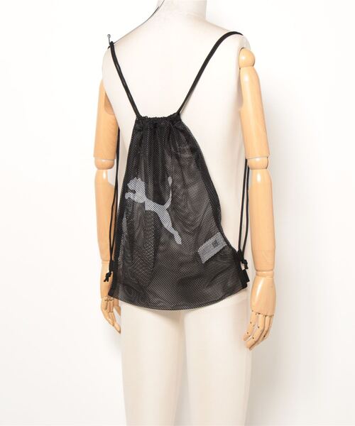 PUMA（プーマ）の「PUMA プーマ ユニセックス サッカー メッシュ ジムサック 16L（ボストンバッグ・メンズ・ブラック×ホワイト・フリー）」の7枚目の写真