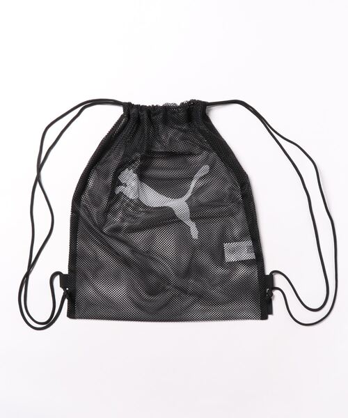 PUMA（プーマ）の「PUMA プーマ ユニセックス サッカー メッシュ ジムサック 16L（ボストンバッグ・メンズ・ブラック×ホワイト・フリー）」の5枚目の写真