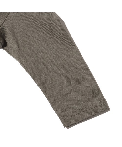 THE NORTH FACE（ザノースフェイス）の「THE NORTH FACE BABY L/S COTTON ROMPERS / ザ・ノース・フェイス ベビー ロングスリーブ コットン ロンパース（ロンパース・キッズ・ピンク/グレー/オリーブ・80/70）」の9枚目の写真