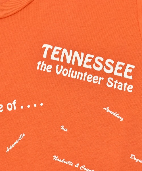 VINTAGE（ヴィンテージ）の「【ヴィンテージ古着】80~90's TENNESSEE The Volunteer State プリント Tシャツ USA製（Tシャツ/カットソー・メンズ・オレンジ・LARGE）」の5枚目の写真