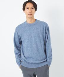 green label relaxing | カシミヤシルク テンジク クルーネック ニット(ニット/セーター)