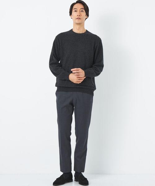 green label relaxing（グリーンレーベルリラクシング）の「カシミヤシルク テンジク クルーネック ニット（ニット/セーター・メンズ・ライトグレー/コバルトブルー/ダークグレー・M/S/XL/L）」の11枚目の写真