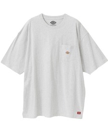 BIGサイズ胸ポケットクルーネックTEE