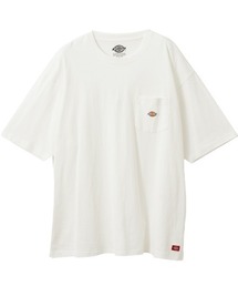 BIGサイズ胸ポケットクルーネックTEE