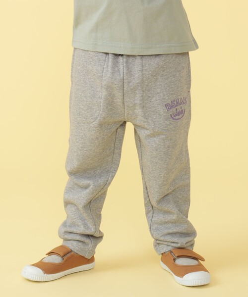BEAMS mini（ビームスミニ）の「BEAMS mini / スマイル スウェット パンツ 23FW（90～150cm）（スウェットパンツ・キッズ・ネイビー/ライトグレー/ブルー系その他3・150/100/120/110/140/130/90）」の2枚目の写真