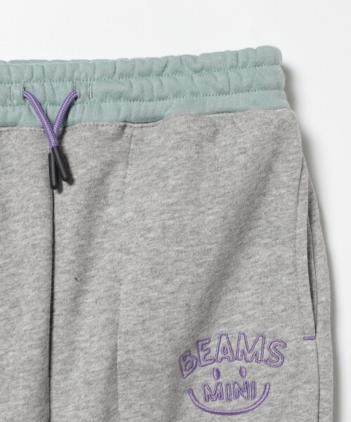 BEAMS mini（ビームスミニ）の「BEAMS mini / スマイル スウェット パンツ 23FW（90～150cm）（スウェットパンツ・キッズ・ネイビー/ライトグレー/ブルー系その他3・150/100/120/110/140/130/90）」の12枚目の写真