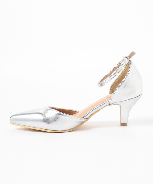 B:MING by BEAMS（ビーミングバイビームス）の「B:MING by BEAMS / ストラップ ミュールパンプス（パンプス・レディース・ブラック/ピンク/シルバー・24.5/23.5/22.5/24/23）」の6枚目の写真