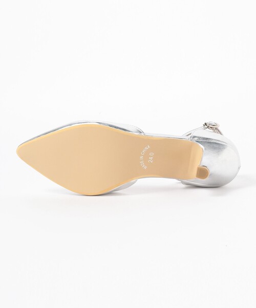 B:MING by BEAMS（ビーミングバイビームス）の「B:MING by BEAMS / ストラップ ミュールパンプス（パンプス・レディース・ブラック/ピンク/シルバー・24.5/23.5/22.5/24/23）」の7枚目の写真