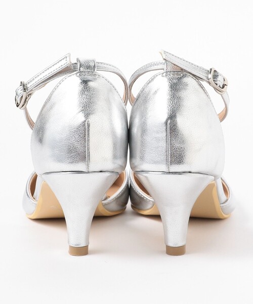 B:MING by BEAMS（ビーミングバイビームス）の「B:MING by BEAMS / ストラップ ミュールパンプス（パンプス・レディース・ブラック/ピンク/シルバー・24.5/23.5/22.5/24/23）」の9枚目の写真