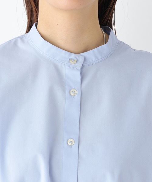 LEPSIM（レプシィム）の「スタンドネックボリュームスリーブシャツ　908829（シャツ/ブラウス・レディース・ライトブルー/ライトピンク/オフホワイト/ベージュ・FREE）」の8枚目の写真