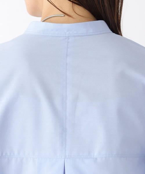 LEPSIM（レプシィム）の「スタンドネックボリュームスリーブシャツ　908829（シャツ/ブラウス・レディース・ライトブルー/ライトピンク/オフホワイト/ベージュ・FREE）」の22枚目の写真