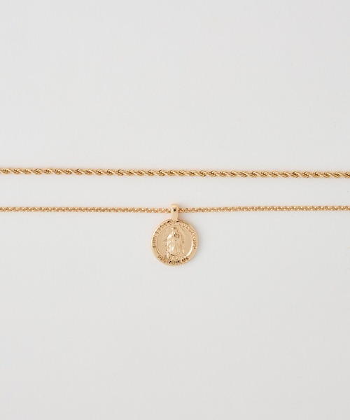 COLONY 2139（コロニートゥーワンスリーナイン）の「コイン×ツイストチェーンネックレス（ネックレス・レディース・ゴールド/シルバー・FREE）」の9枚目の写真