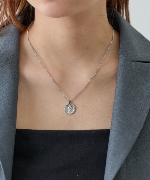 COLONY 2139（コロニートゥーワンスリーナイン）の「コイン×ツイストチェーンネックレス（ネックレス・レディース・ゴールド/シルバー・FREE）」の16枚目の写真