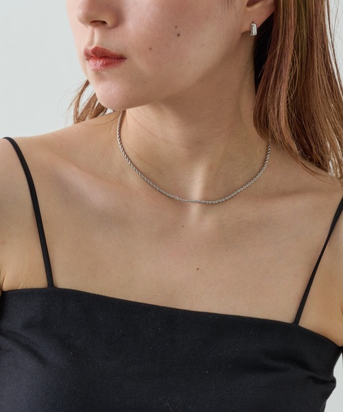 COLONY 2139（コロニートゥーワンスリーナイン）の「コイン×ツイストチェーンネックレス（ネックレス・レディース・ゴールド/シルバー・FREE）」の18枚目の写真