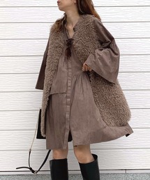 Q | リバー プードルファーベスト(ベスト)