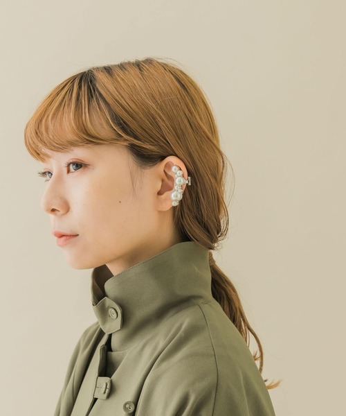 SMELLY（スメリー）の「ランダムパールカタミミイヤリング（イヤリング・レディース・ホワイト・-）」の7枚目の写真