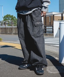 kutir | 刺繍入りアソートダブルニーカーゴパンツ(カーゴパンツ)