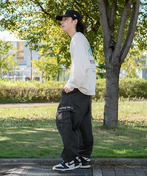 kutir（クティール）の「刺繍入りアソートダブルニーカーゴパンツ（カーゴパンツ・メンズ・グレー/ブラック系その他/ブラック・SMALL/LARGE/MEDIUM）」の21枚目の写真